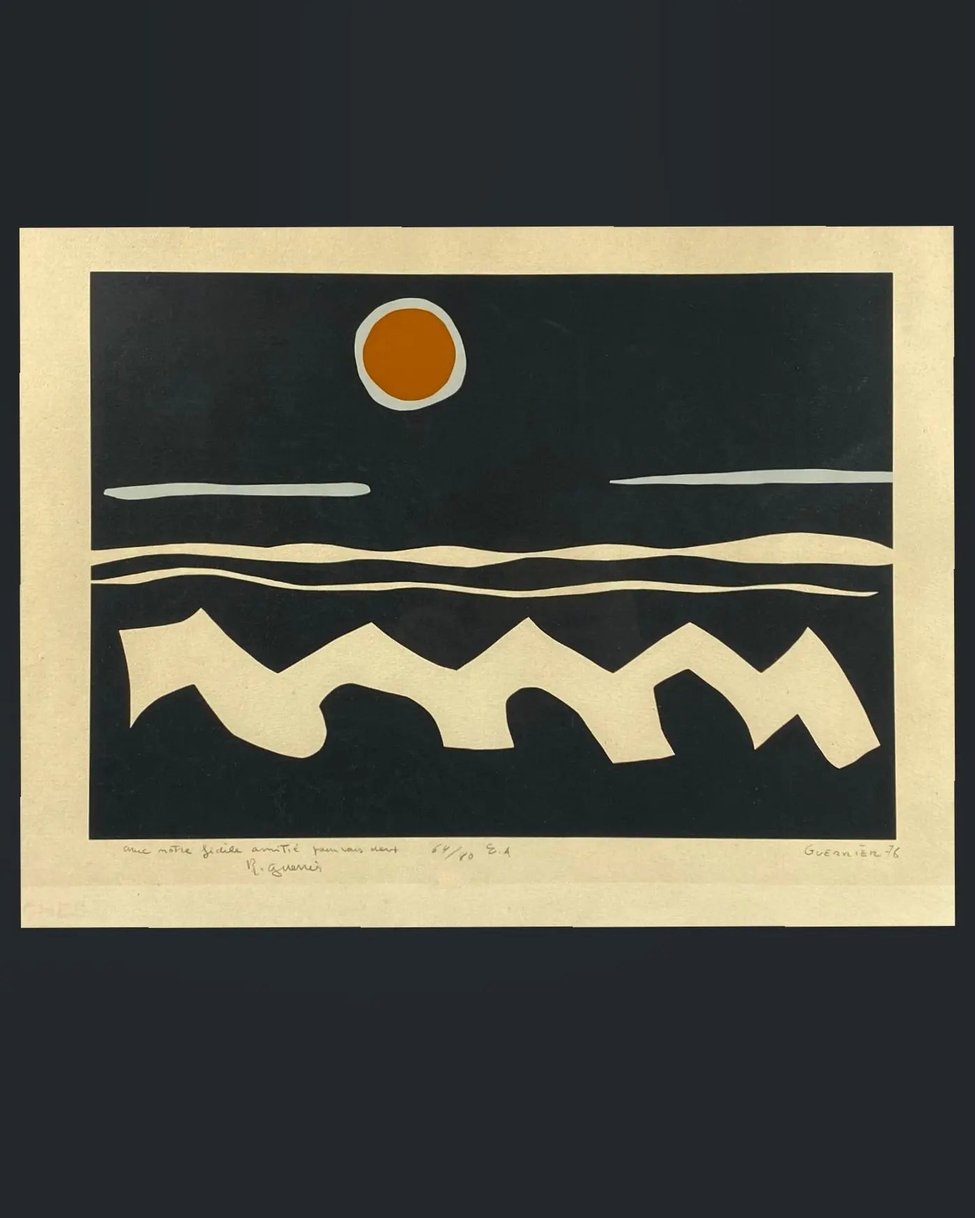Raymond Guerrier, paysage