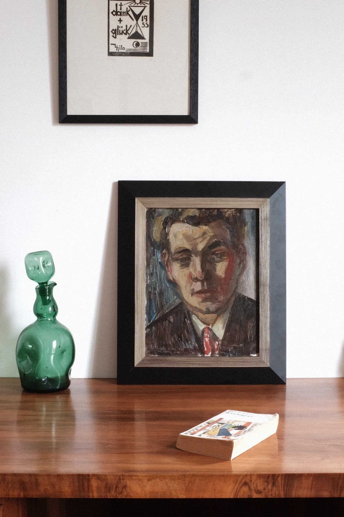Huile sur toile, datée et signée 1948