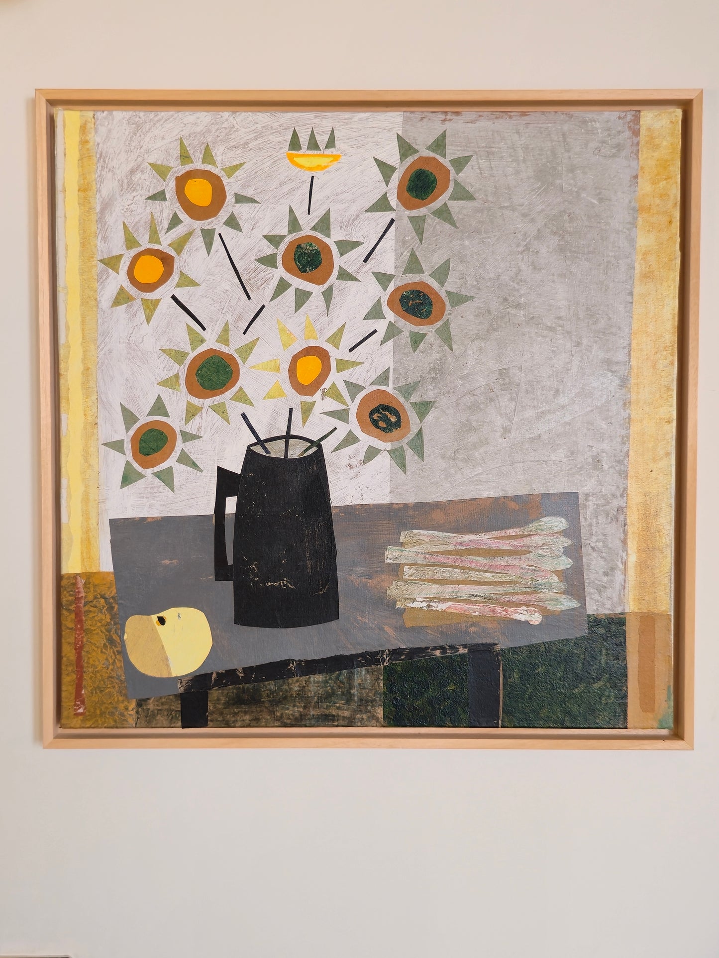 Still life with asparagus by Yves Bonhomme