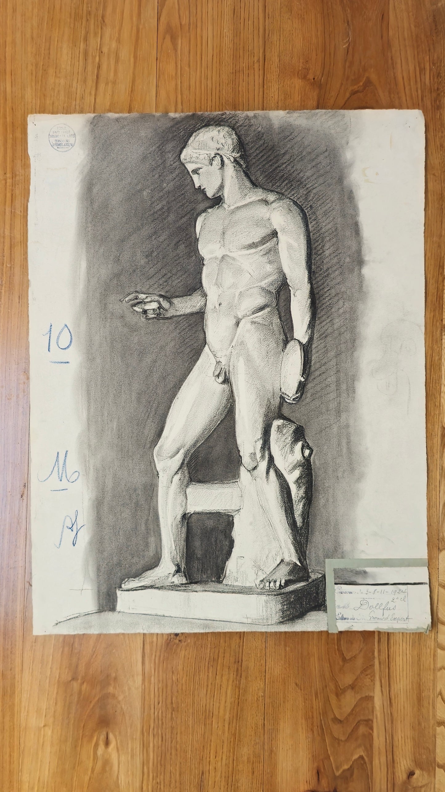 Le discobole, copie de l'antique