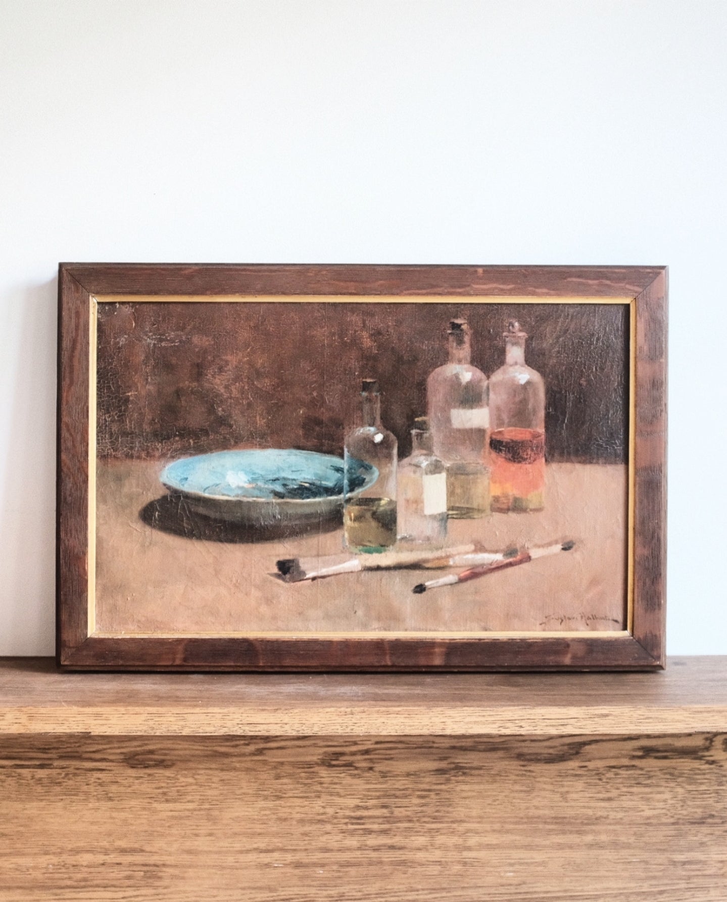 Huile sur toile de Gustave Halbart
