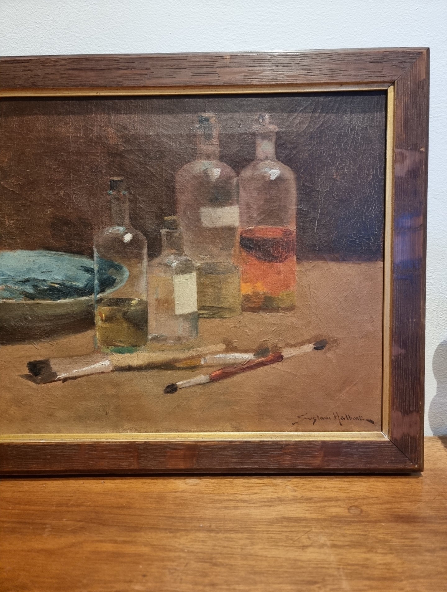 Huile sur toile de Gustave Halbart