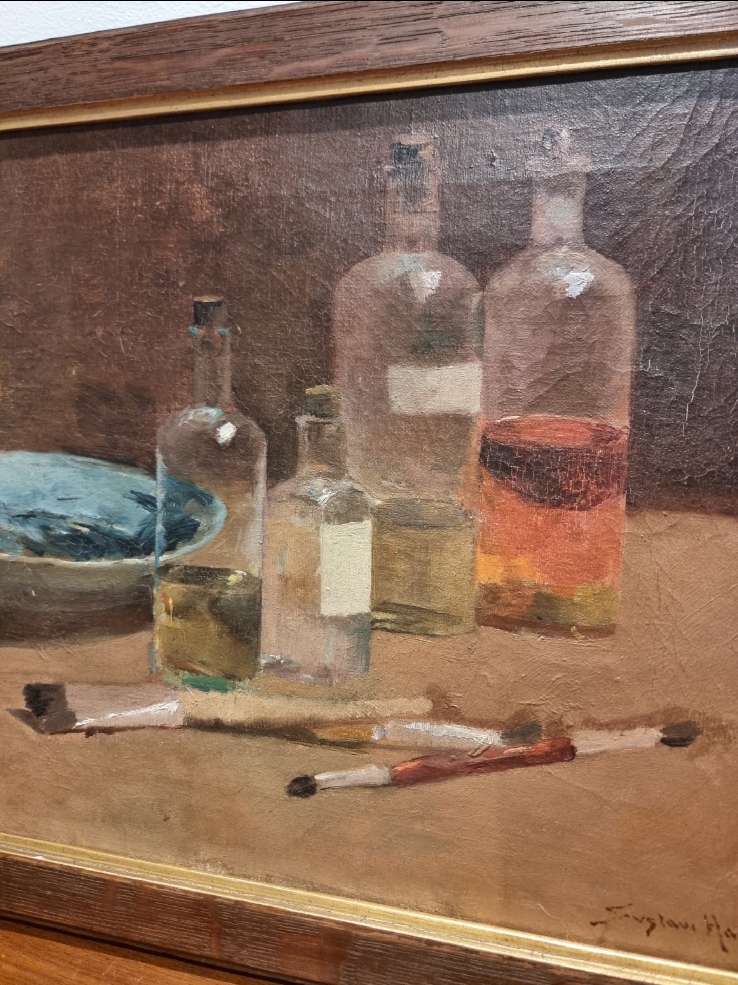Huile sur toile de Gustave Halbart
