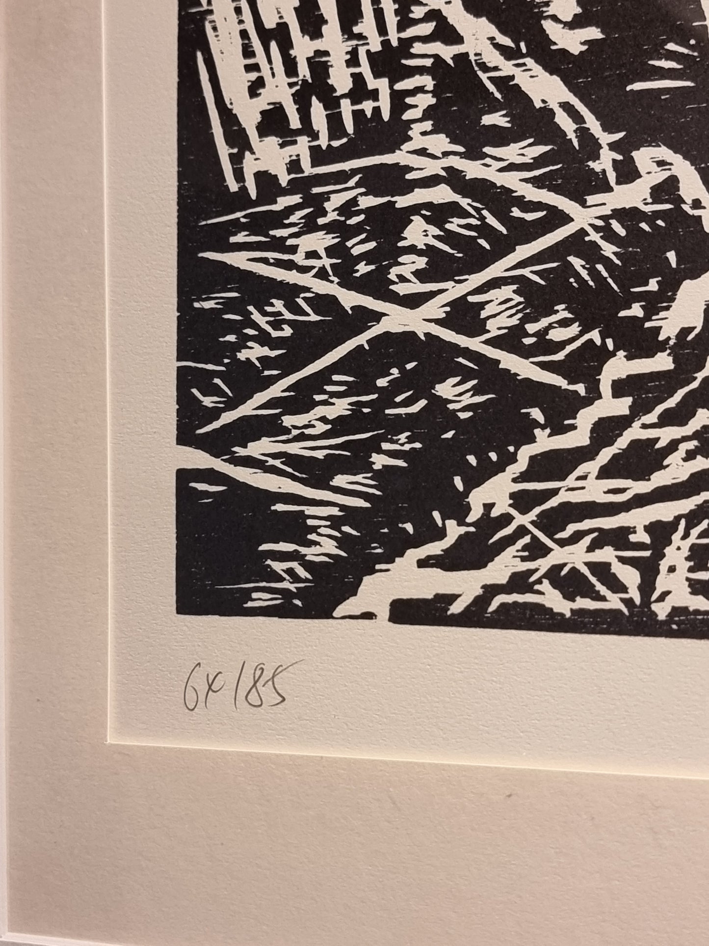 Jan Peter THORBECKE (1942), bois gravé numéroté 64/85