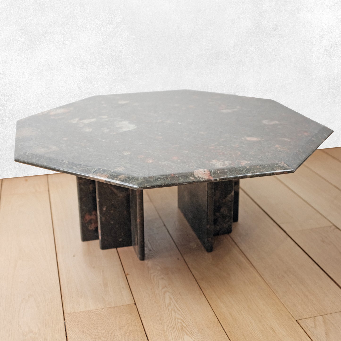 Table basse en marbre vert Brésilien
