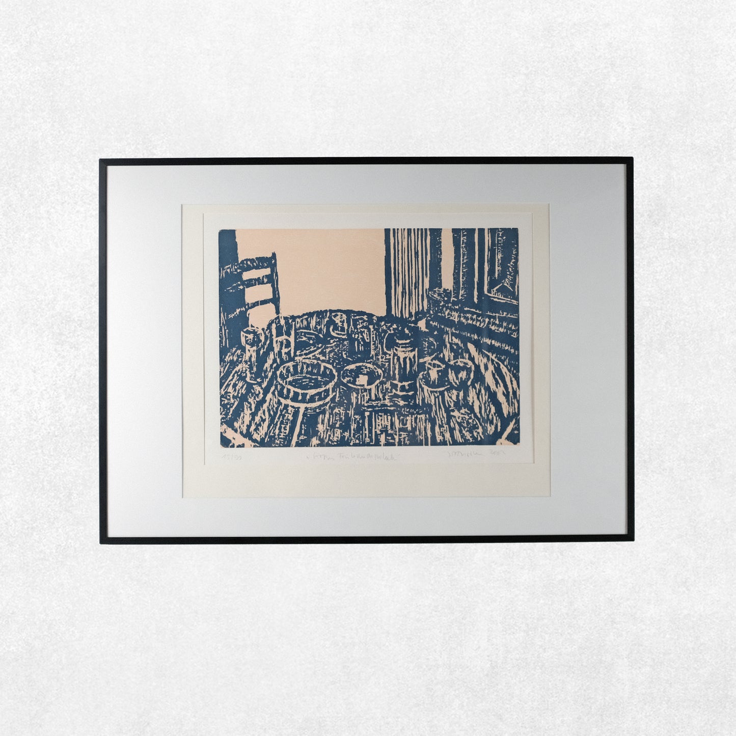 Jan Peter THORBECKE (1942), lithographie signée 15/99