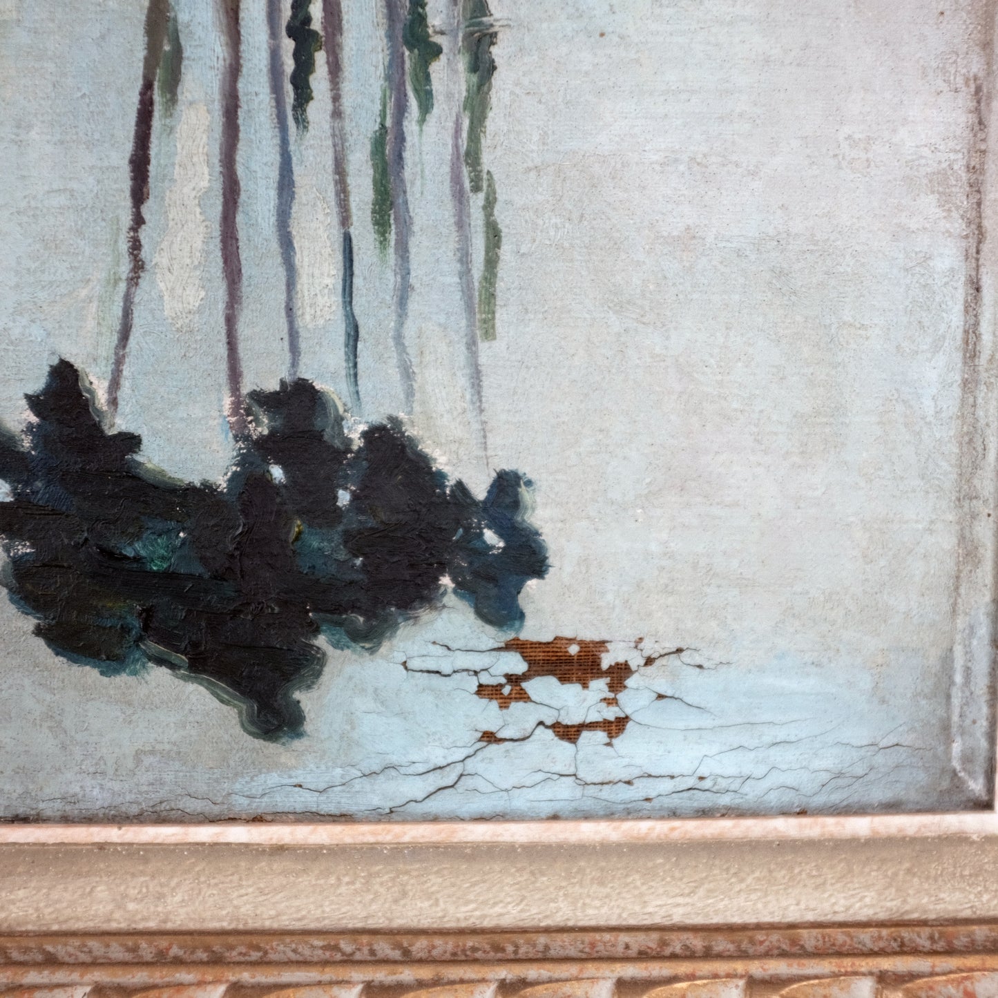 Huile sur toile, signée G. Guyot datée 1920