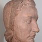 Buste de femme en terre cuite, Italie  1938