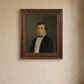 Oil on canvas, portrait of a young man