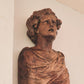Buste sculpté en bois à l’antique, 18 eme siecle