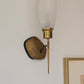Pair of Italian bronze sconces