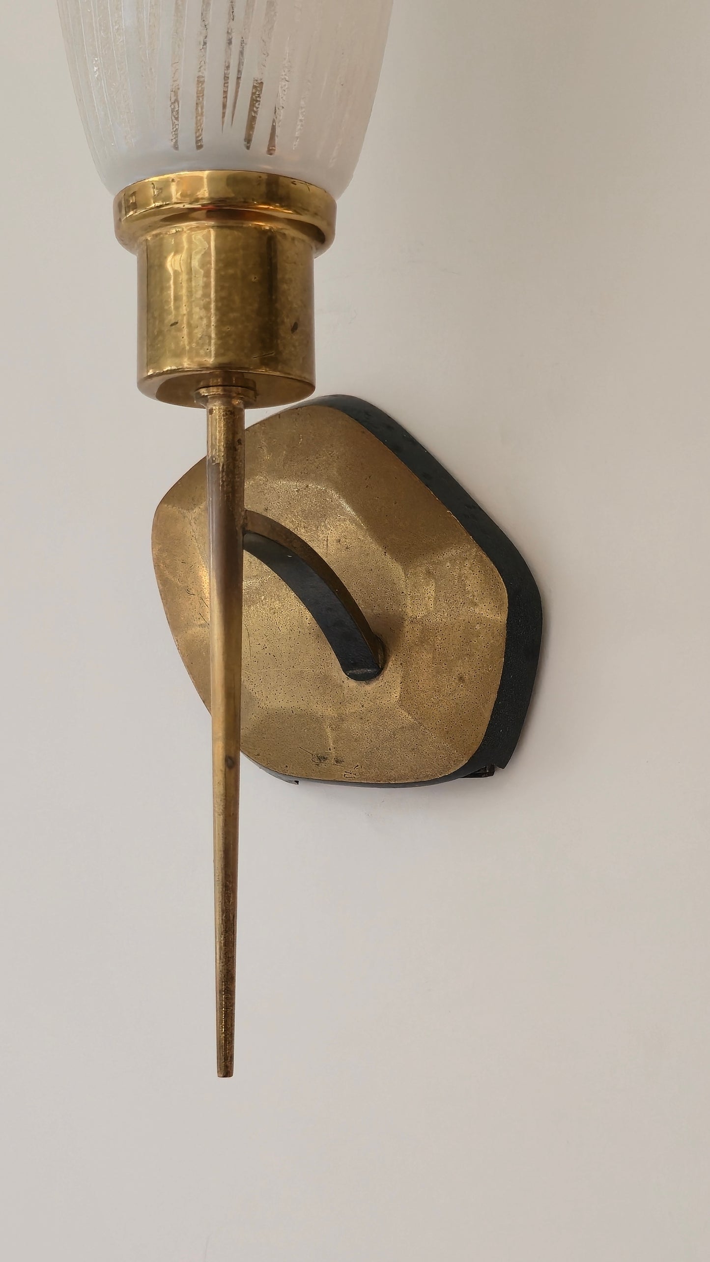 Pair of Italian bronze sconces