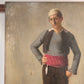 Huile sur toile, Étude Naturaliste d'un Danseur, circa 1890