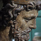 Carved wooden bust, King Samomon, High Period