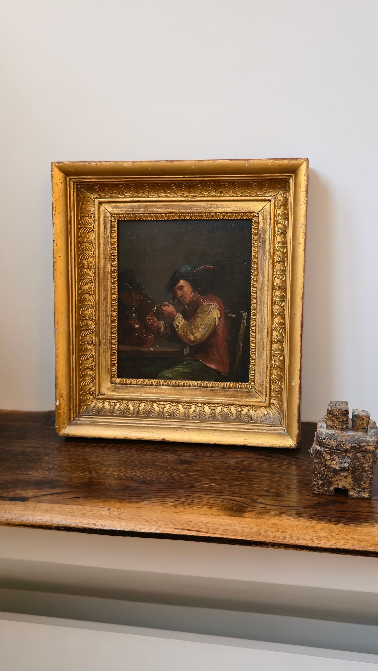 Huile sur panneau, Teniers 17 eme