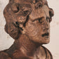 Buste sculpté en bois à l’antique, 18 eme siecle