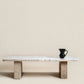 Table basse en travertin
