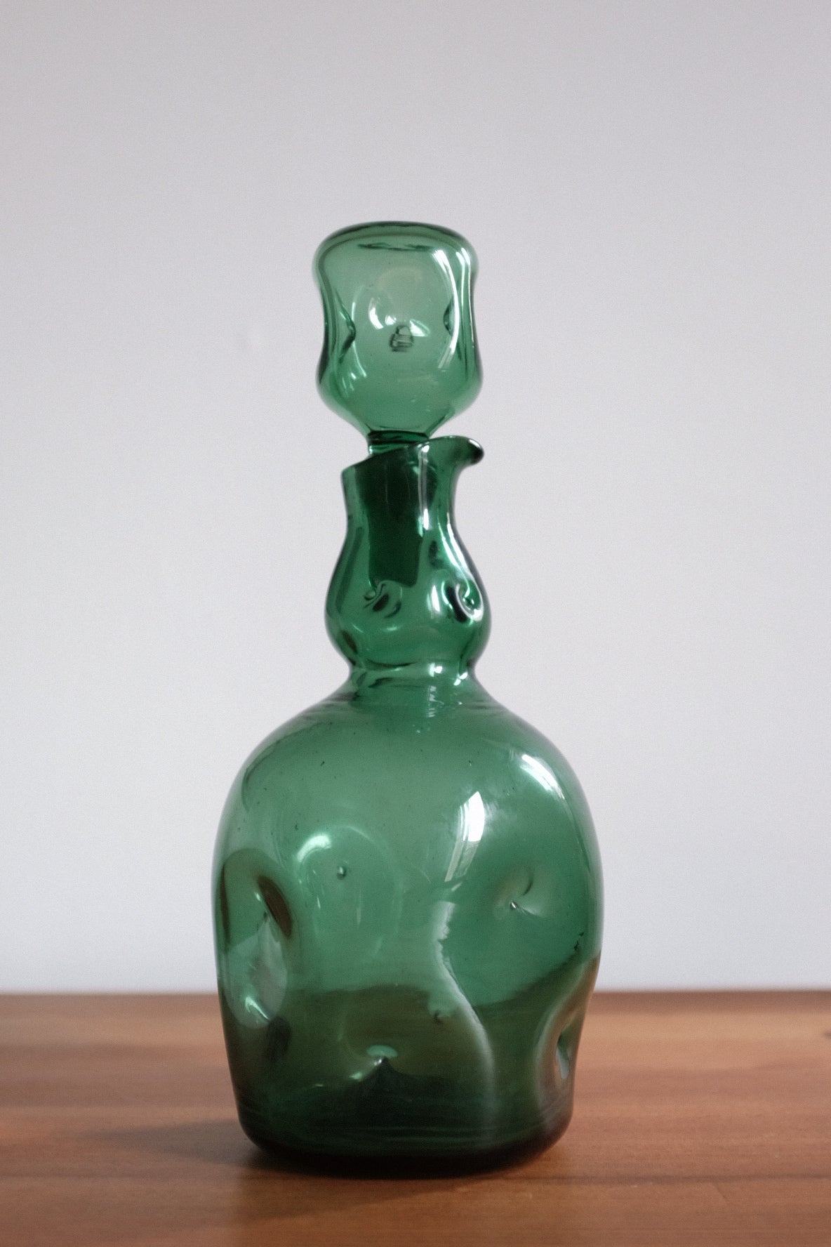 Carafes en verre soufflé