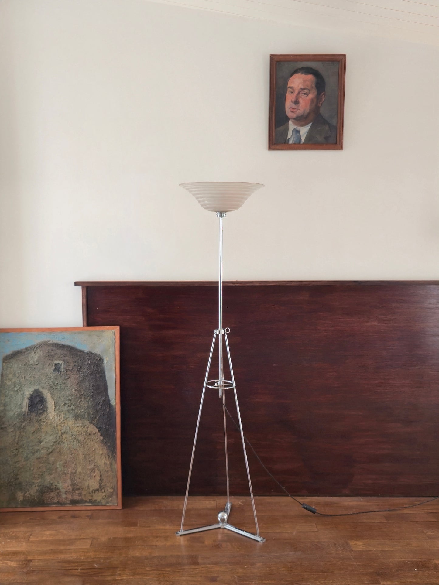 Lampadaire moderniste Italien années 40