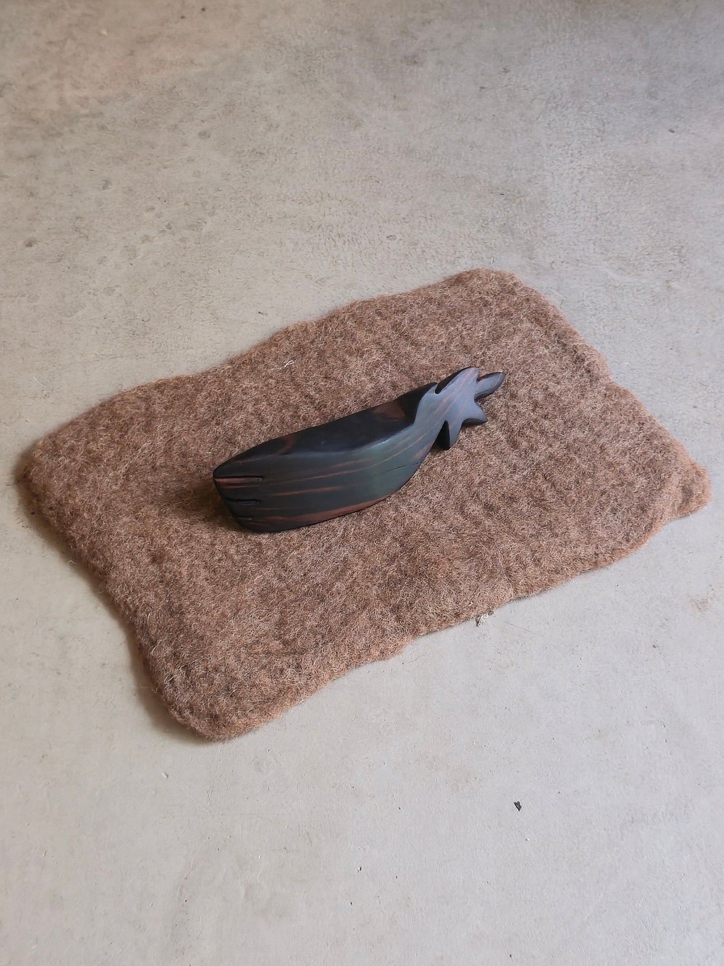 Sculpture en ébene, fossile d’etoile numéro 2