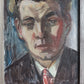 Huile sur toile, datée et signée 1948