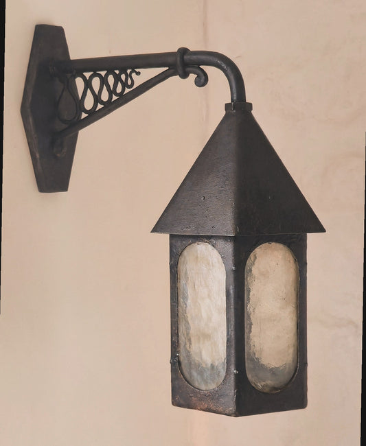 Applique serpent, en métal et verre, Allemagne 1920