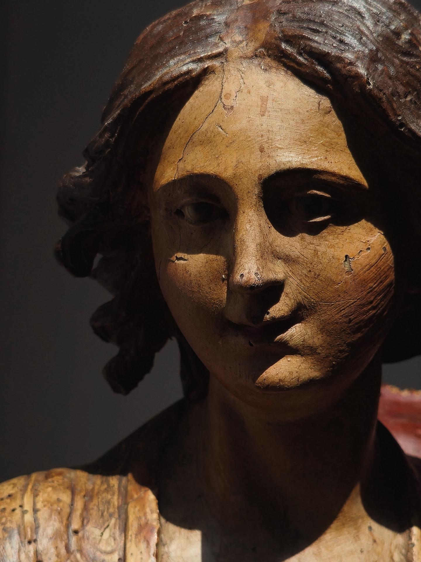 Importante sculpture polychrome, 17 eme siecle, Italie