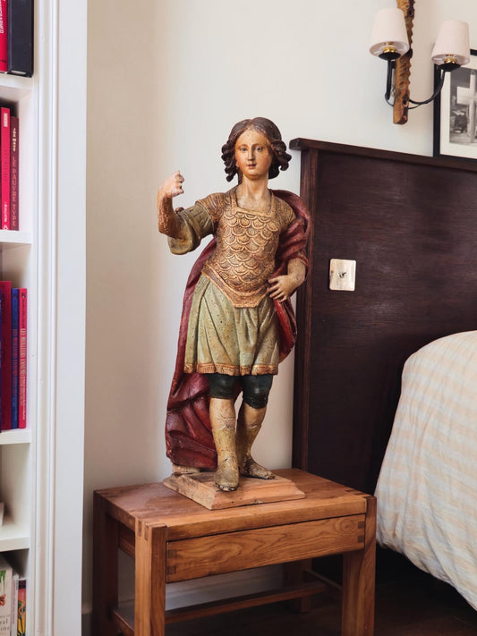 Importante sculpture polychrome, 17 eme siecle, Italie