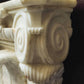 Chapiteau Baroque en marbre de Carrare, style composite, Italie 17 eme siecle