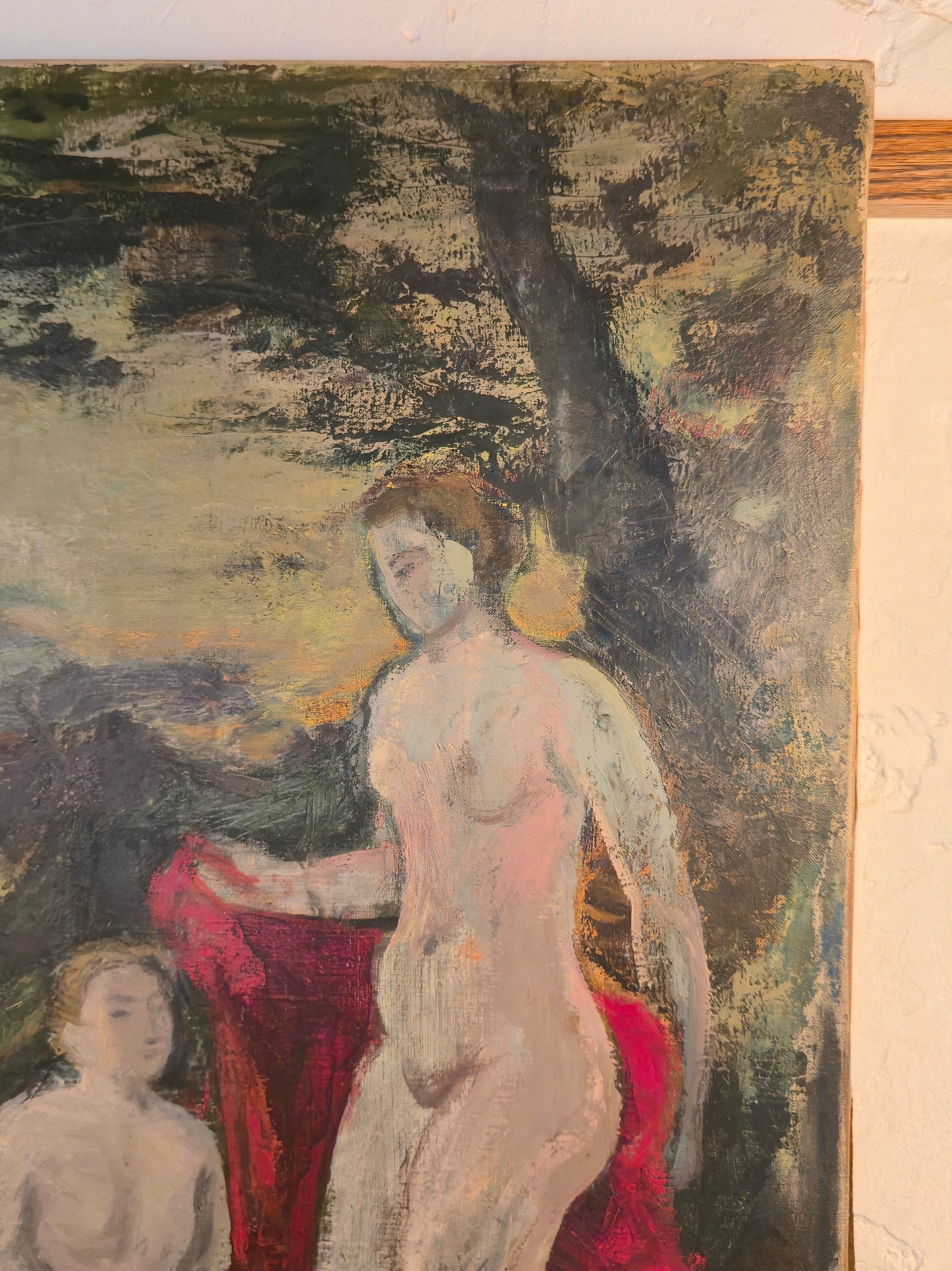 Les Baigneuses, huile sur toile