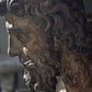 Carved wooden bust, King Samomon, High Period