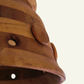 Wooden pendant lamp, Denmark 1960