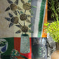 Nature morte, collage sur toile par Yves Bonhomme