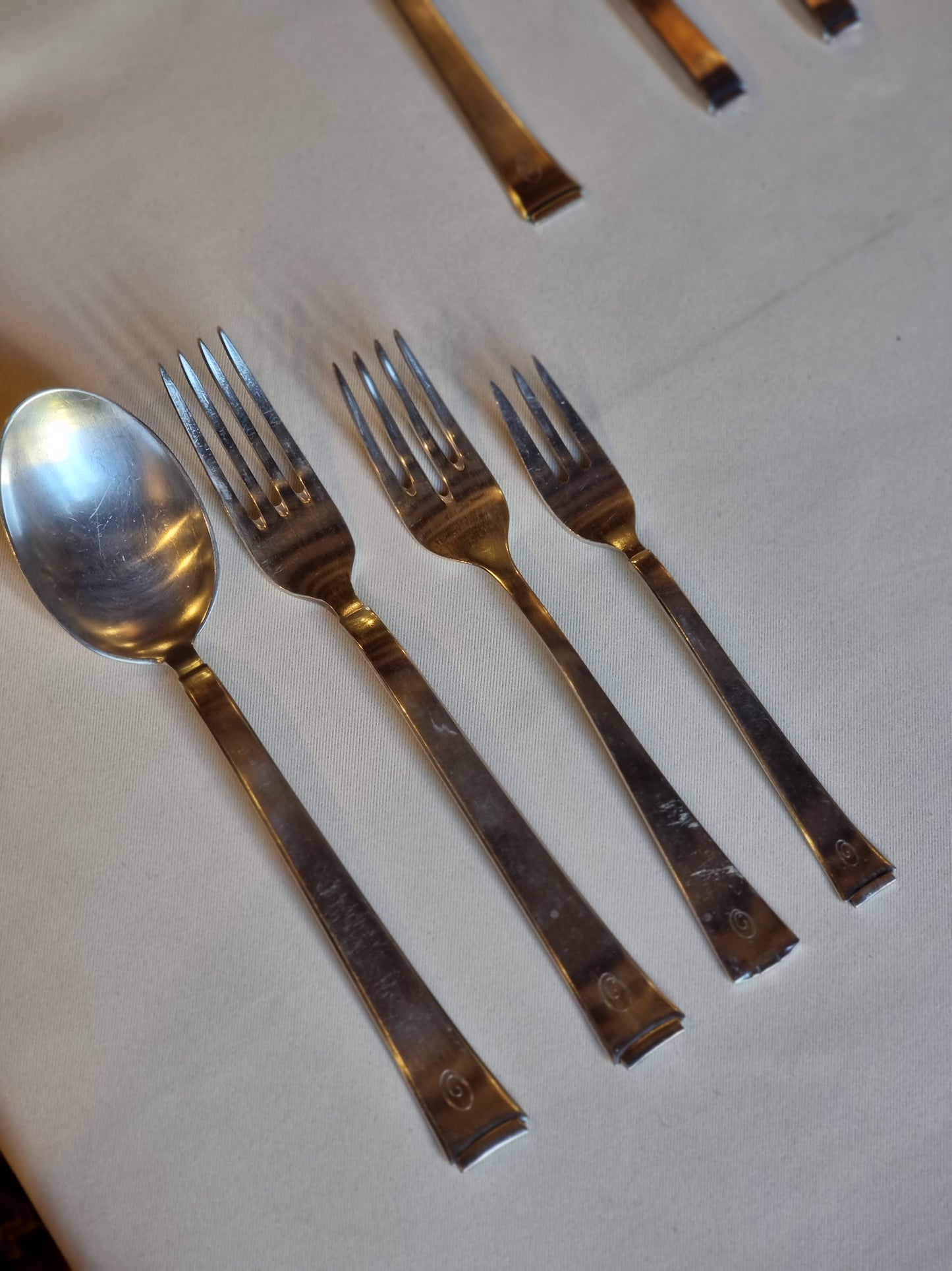 Ménagère art Deco 1920 en metal argenté