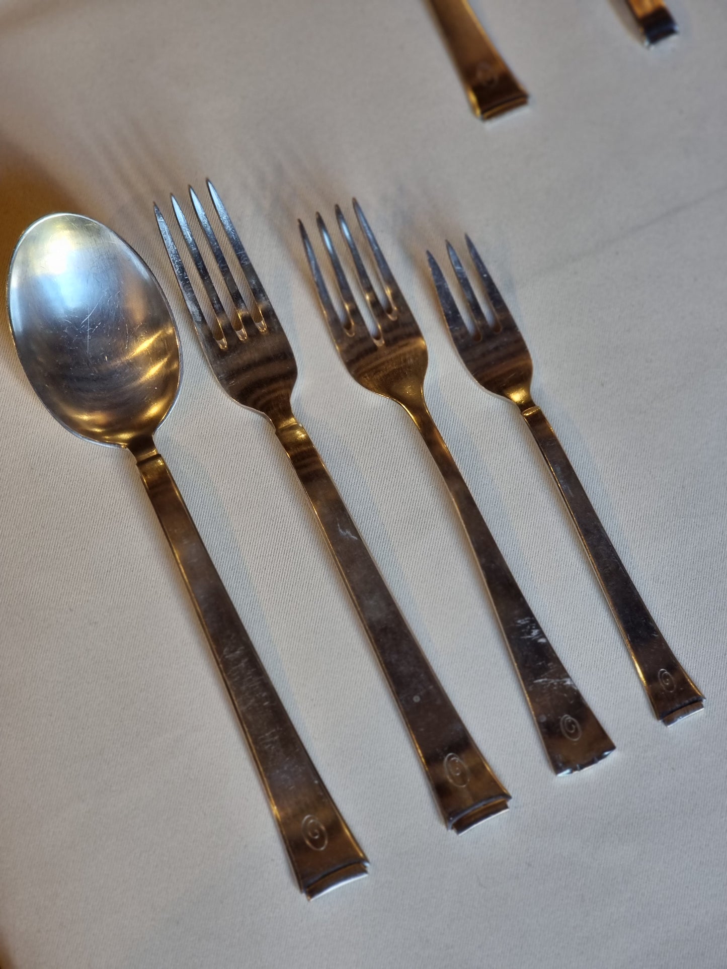 Ménagère art Deco 1920 en metal argenté