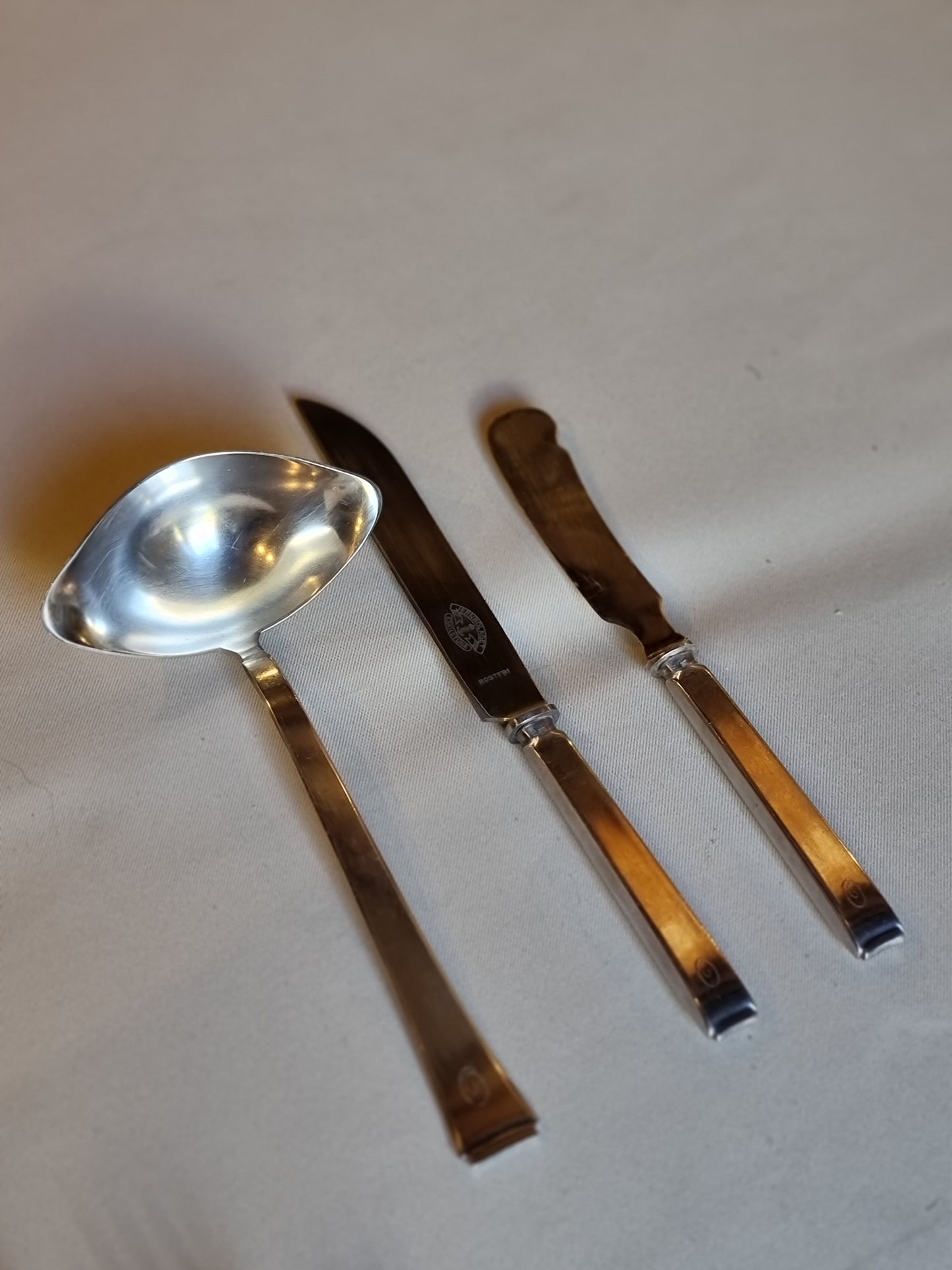 Ménagère art Deco 1920 en metal argenté