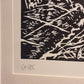 Jan Peter THORBECKE (1942), bois gravé numéroté 64/85