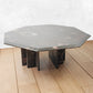 Table basse en marbre vert Brésilien
